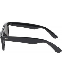 Wayfarer Blues Brothers Glasses (Black Frame/Smoke Lens) - CD113KGFFUX $10.47