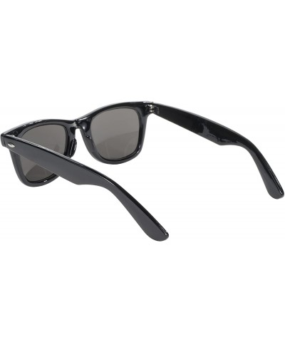 Wayfarer Blues Brothers Glasses (Black Frame/Smoke Lens) - CD113KGFFUX $10.47