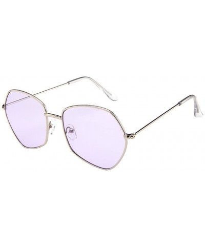Square Sunglasses Oversize Geometric Polarized - F - CJ199SE3KXG $16.45