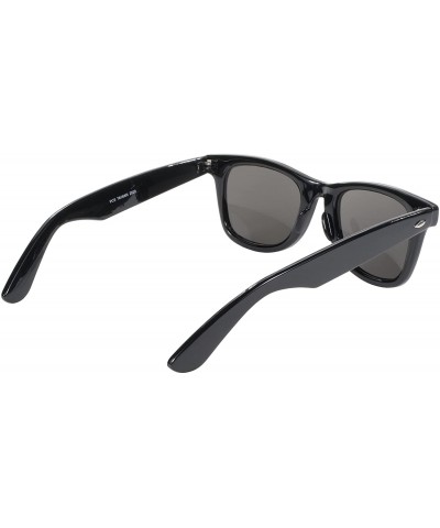 Wayfarer Blues Brothers Glasses (Black Frame/Smoke Lens) - CD113KGFFUX $22.40