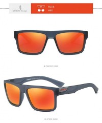 Sport Mens Sport Polarized Sunglasses Outdoor Riding Square Windproof Eyewear - 4 - C718EYNW4C4 $19.73