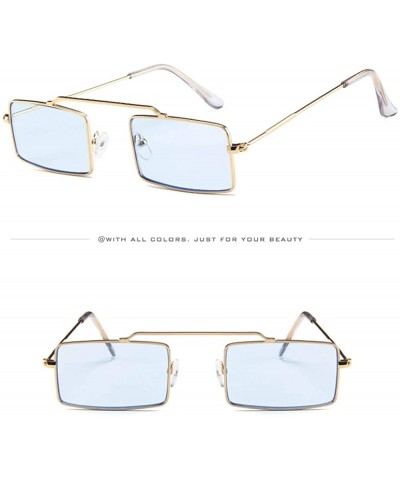 Goggle Glasses- Women Men Vintage Retro Small Frame Unisex Sunglasses Eyewear - 8191a - CT18RR2IKZO $7.71
