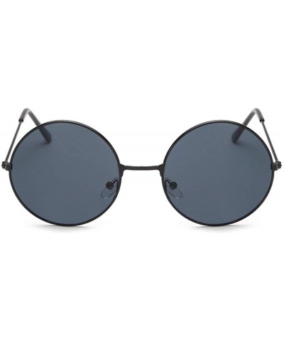 Rimless Retro Small Round Sunglasses Women Vintage Brand Shades Metal Sun Glasses Fashion Designer Lunette - Goldblue - CL198...