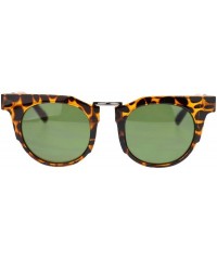 Cat Eye Womens Avant Garde Futuristic Geometric Horn Rim Cat Eye Sunglasses - Tortoise Gunmetal - CH11O205OVL $10.26