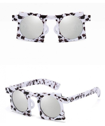 Square Women Sunglasses Fashion Black Drive Holiday Square Non-Polarized UV400 - White - CR18R4U8HX2 $17.48