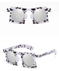 Square Women Sunglasses Fashion Black Drive Holiday Square Non-Polarized UV400 - White - CR18R4U8HX2 $17.48