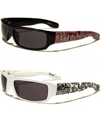 Wrap Hardcore Bandanna - 2 1 Red 1 Wht - C718OEHLT4X $13.09