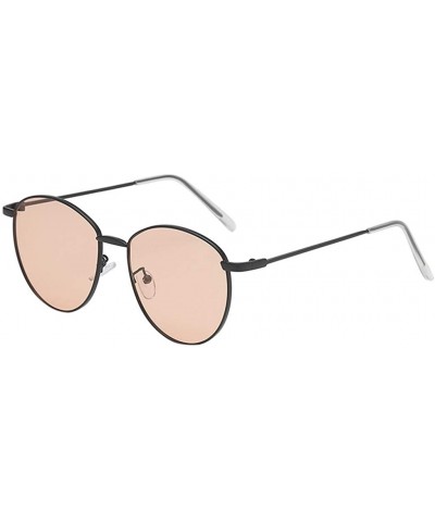 Square Fashion Man Women Irregular Shape Sunglasses Glasses Vintage Retro Style - D - CA18TMANS0I $7.55