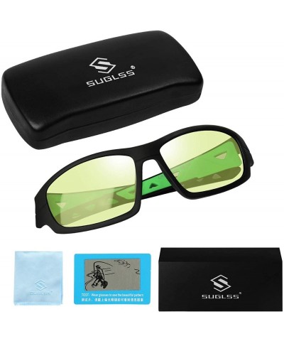 Aviator Mens Polarized Photochromic Sports Sunglasses Cycling Sun Glasses Eyewear - Black Green 2 - CH18YKZERTW $24.08