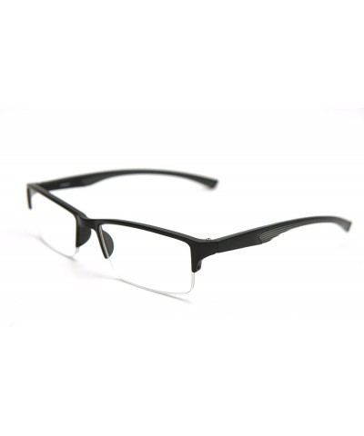Semi-rimless 6904 SECOND GENERATION Semi-Rimless Flexie Reading Glasses NEW - Grey - CI12DMY9MFB $17.20