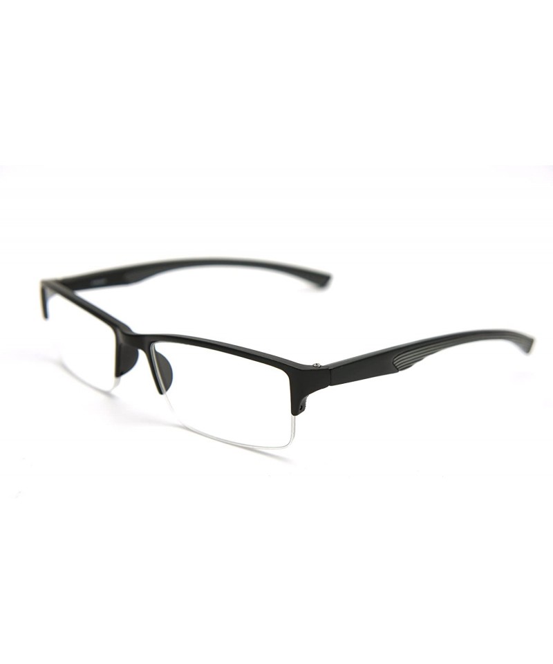 Semi-rimless 6904 SECOND GENERATION Semi-Rimless Flexie Reading Glasses NEW - Grey - CI12DMY9MFB $17.20