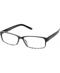 Square 'Lynton' Rectangle Reading Glasses - Black-2.50 - CY11P2VK4B9 $21.67