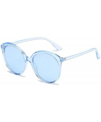 Sport Female Big box Sunglasses Shade Glasses Men and women Sunglasses - Blue - C718LL8LKA8 $9.28