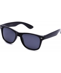 Wayfarer 80's Classic Horned Rim Vintage Polarized Anti-Glare 100% UV Protection Sunglasses for Women and Men - C218H4HQDU5 $...