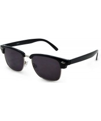 Rectangular Sellecks Designer Reading Sunglasses NOT Bifocals - Black - CA18R36NA4E $21.70