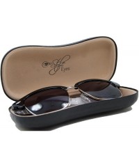 Rectangular Sellecks Designer Reading Sunglasses NOT Bifocals - Black - CA18R36NA4E $21.70