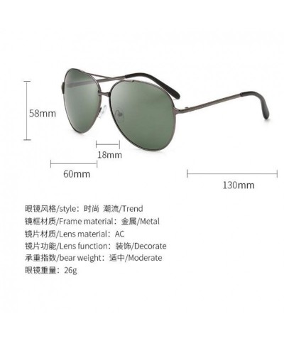 Sport Polarized color-changing sunglasses- men's outdoor driving eye driver sunglasses- fishing glasses (Gun Green) - C9190SZ...