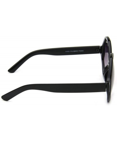 Oversized Huge Oversized Women's Sunglasses Big Round Octagon Shape - Black - C818G3RK086 $9.06