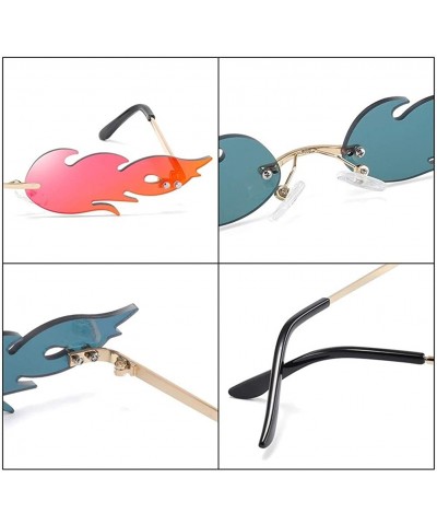 Rimless Fashion Sunglasses Rimless Glasses Vintage - C5 - CA198GK5857 $19.30