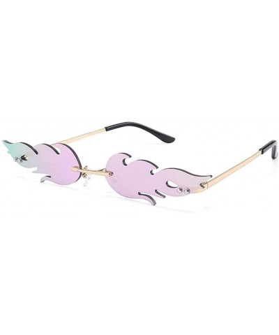 Rimless Fashion Sunglasses Rimless Glasses Vintage - C5 - CA198GK5857 $19.30