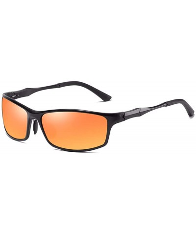 Aviator Sunglasses Aluminum Magnesium Sunglasses Men Polarizer Sports Sunshine Driving - B - C418Q6ZNM5A $59.04