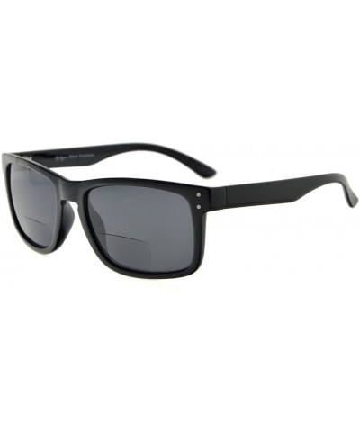 Rimless Bifocal Sunglasses Men Women (Black Frame- Grey Lens +2.0) - S031-grey Lens - C517Y0EIMC3 $11.79