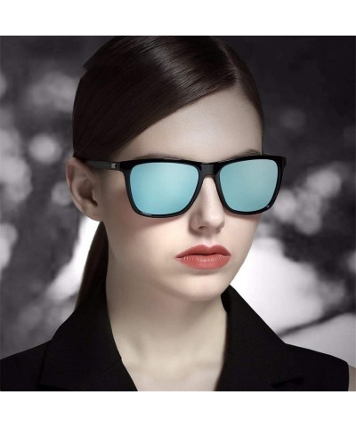 Rectangular Unisex Retro Sunglasses Polarized Lens Vintage Eyewear Accessories Sun Glasses for Men Women - Photochromic - CF1...