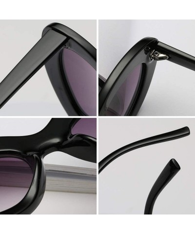 Oval Sunglasses Oval Sunglasses Men and women Fashion Retro Sunglasses - Yellow - CW18LL9YAEY $8.03