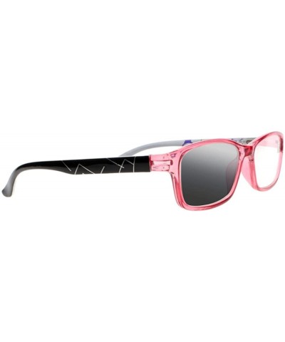 Rectangular Women 2 Colors Sun Reading Glasses Transition Photochromic UV400 Protect Sunglasses - Pink - C618E4O2Q0U $23.31