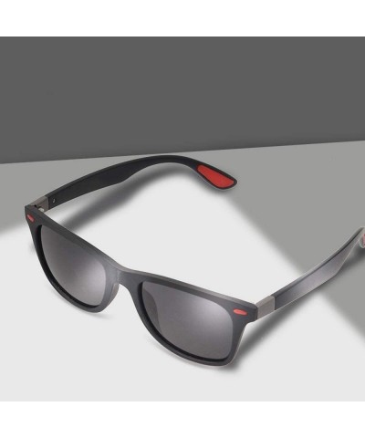 Goggle Classic Polarized Sunglasses Men Women Driving Square Frame Sun Glasses - C3gray - CB18HQ43AWS $16.70