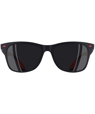Goggle Classic Polarized Sunglasses Men Women Driving Square Frame Sun Glasses - C3gray - CB18HQ43AWS $16.70