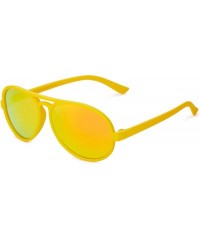 Aviator Cool Kids Aviator UV400 Sunglasses for Babies and Toddlers age 0 to 4 - Bumblebee Yellow - Revo Orange - C0199CYQWD7 ...