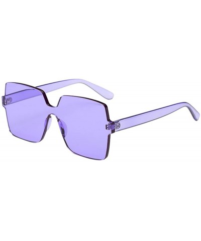 Rimless Eyewear Vintage Retro Classic Horn Rimmed Polarized Unisex Sunglasses - G - CX18OZL0WWZ $9.08