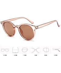Round MOD-Style Cat Eye Round Frame Sunglasses A Variety of Color Design - S04 - C6189OCER9K $15.70