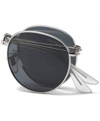 Square Trendy Rimless Sunglasses Mirror Reflective Sun Glasses for Women Men - Black-01 - CB194ZZDWMU $11.94