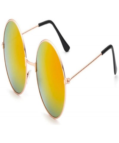 Round Spectacle Sunglasses Sunrods Occulos Colorful - CN18XGRKQ3D $17.52