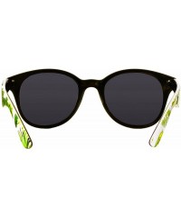 Wayfarer Margaritaville womens Margaritaville Woman to Blame Polarized Sunglasses Round Sunglasses - Black Multi - C9183G25S7...