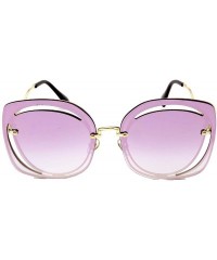 Aviator Fashion new sunglasses-metal frame PC frame material sunglasses - D - CT18S70C5AK $29.46