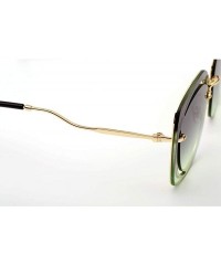 Aviator Fashion new sunglasses-metal frame PC frame material sunglasses - D - CT18S70C5AK $29.46