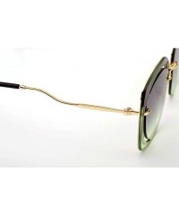 Aviator Fashion new sunglasses-metal frame PC frame material sunglasses - D - CT18S70C5AK $29.46