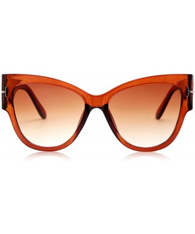 Oversized Fashion Sunglasses Women Oversized Frame Vintage Sun Glasses - C3 - C4190OS4ING $40.10