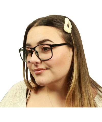 Round Retro Fashion Over Size Round Thin Nerdy Novelty P3 Aviator Eye Glasses - Black Frame - CR189Y5EHXM $13.07