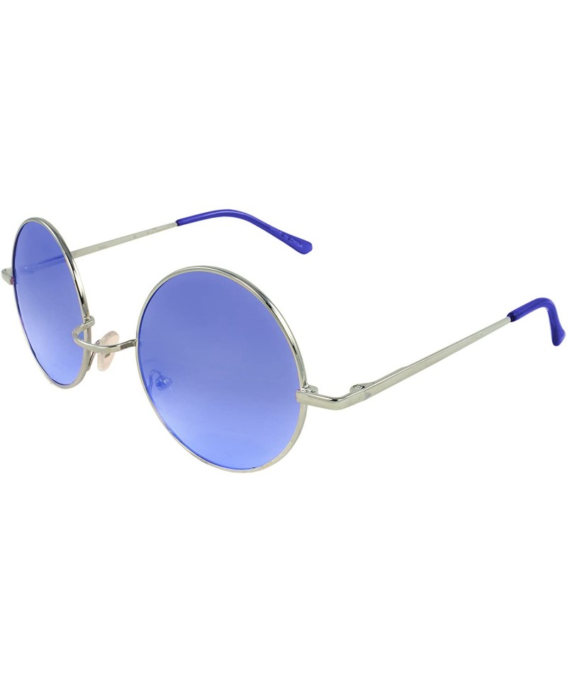 Round Retro Vintage Round Sunglasses UV400 - Svrbu - C1125PHPTJL $11.36