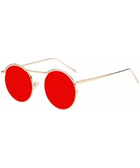 Rimless Sunglasses Vintage Oversized Glasses Eyewear - F - C618QTCS7ET $14.13