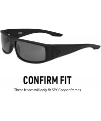 Sport Polarized Replacement Lenses for Spy Cooper Sunglasses - Multiple Options - Black - CG120YTIQAX $25.67