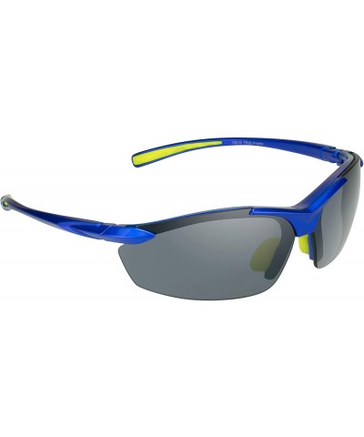 Rimless Quality TR90 Sunglasses Semi Rimless for Running- Golf- Cycling and Tennis - Blue - CA12EXJTRYF $32.02