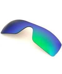Oversized Replacement Lenses Batwolf Red&Silver Color Polarized 2 Pairs - Green - CI121RWZXMB $8.00