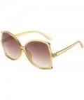 Sport Outdoor Women Man Vintage Big Frame Irregular Shape Sunglasses Eyewear Retro Unisex - Multicolor-b - CN18T95DAN5 $12.58
