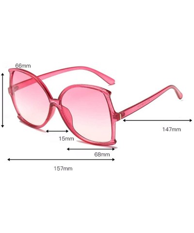 Sport Outdoor Women Man Vintage Big Frame Irregular Shape Sunglasses Eyewear Retro Unisex - Multicolor-b - CN18T95DAN5 $5.27