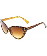 Cat Eye Women Cat Eye Sunglasses Trendy Fashion Shades - Demi Brown - C118Y3GDCY2 $7.19